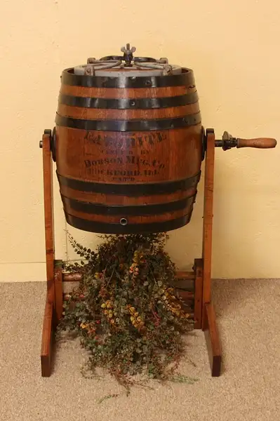 Main image of Dobson Rockford Oak Barrel Butter Churn