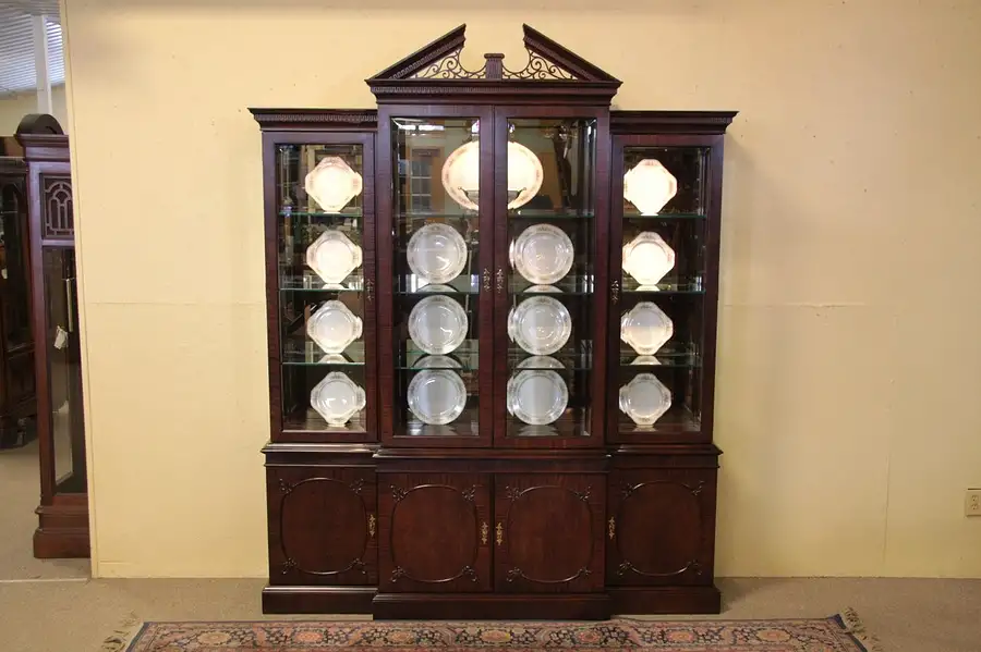 Main image of Century Breakfront China or Curio Cabinet
