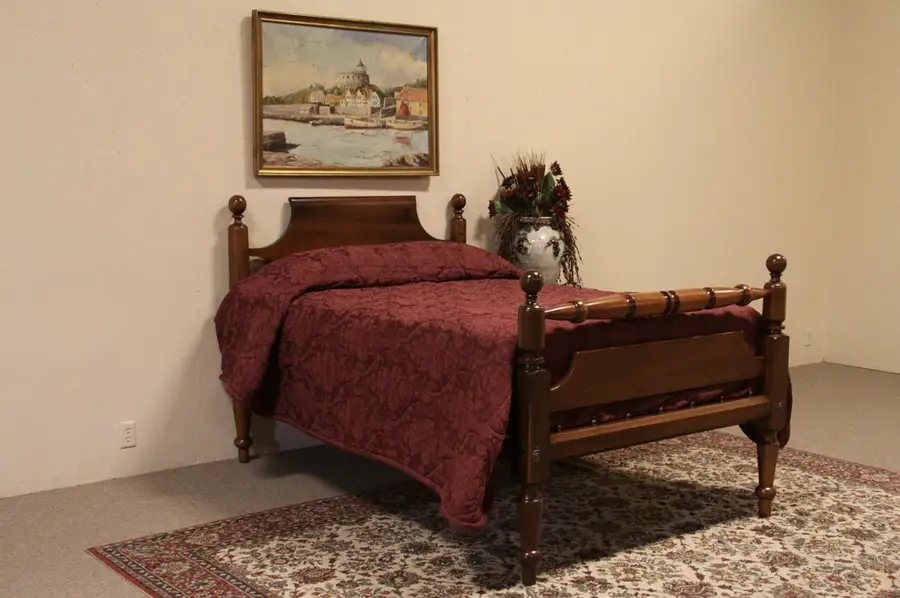 Main image of Rope 1840 Antique Bed, Fits Double Mattress