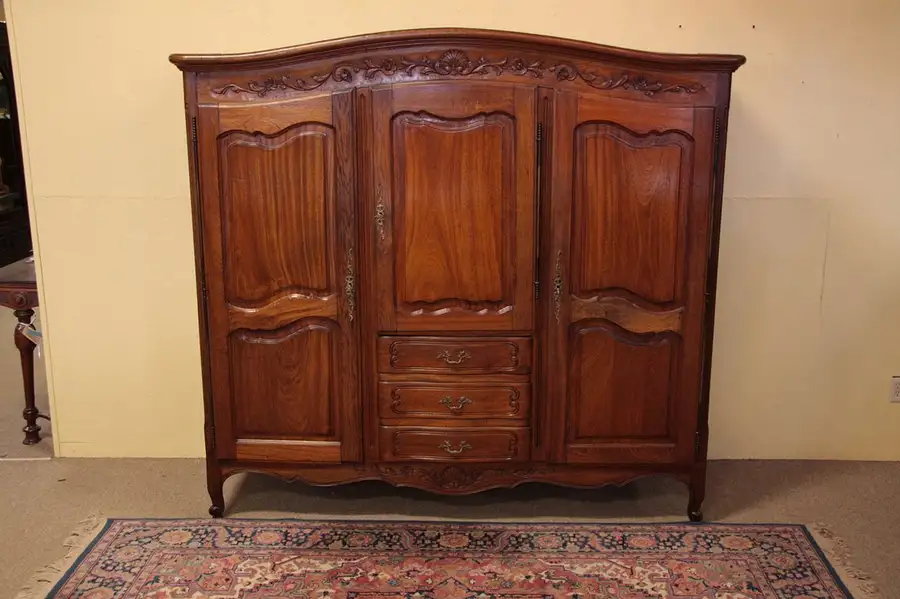 Main image of Triple Arched French Armoire or Wardrobe, circa 1925
