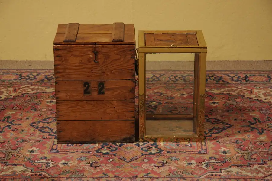 Main image of Frederick Maryland Baltimore Brass Ballot Box