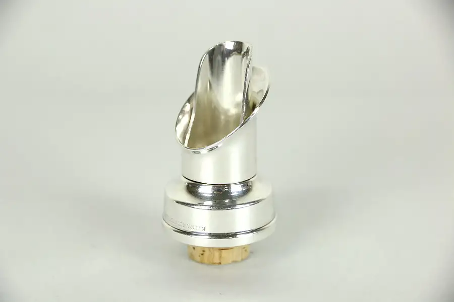 Main image of Silverplate Signed Swedish Wine Bottle Pouring Spout