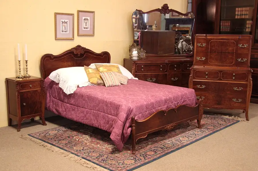 Main image of French 1930's 4 Pc. Bedroom Set