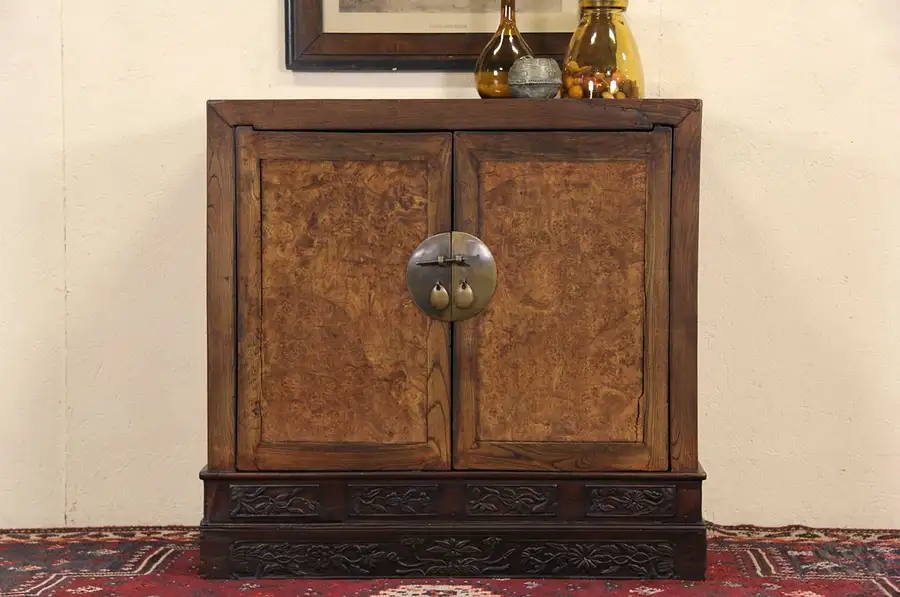 Main image of Chinese Carved 1900 Antique Cabinet