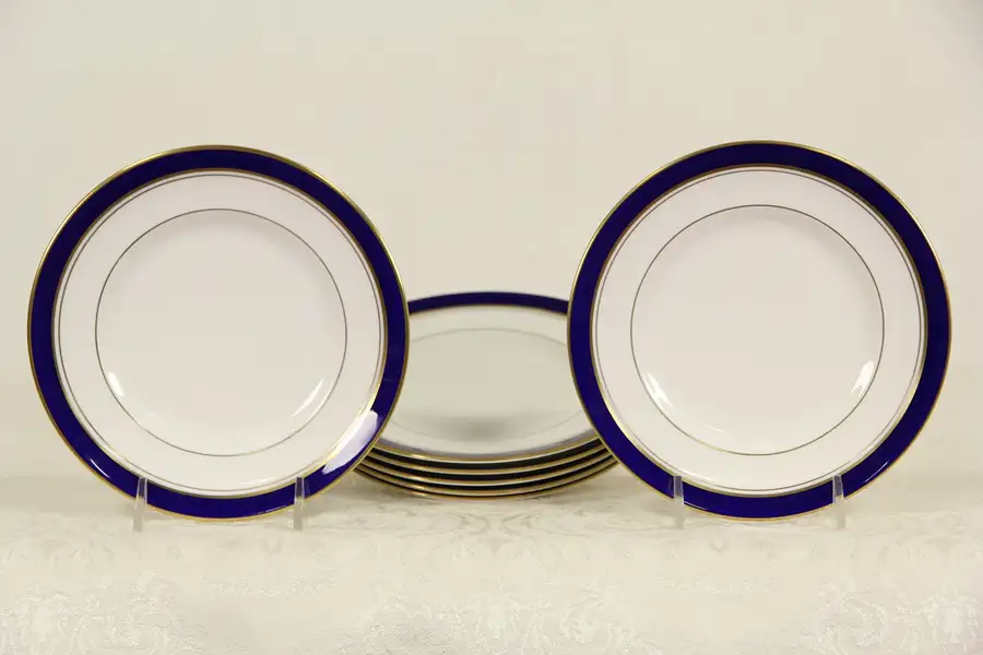 Main image of Set of 7 Royal Worcester Howard Pattern 6 1/4" Bread and Butter Plates