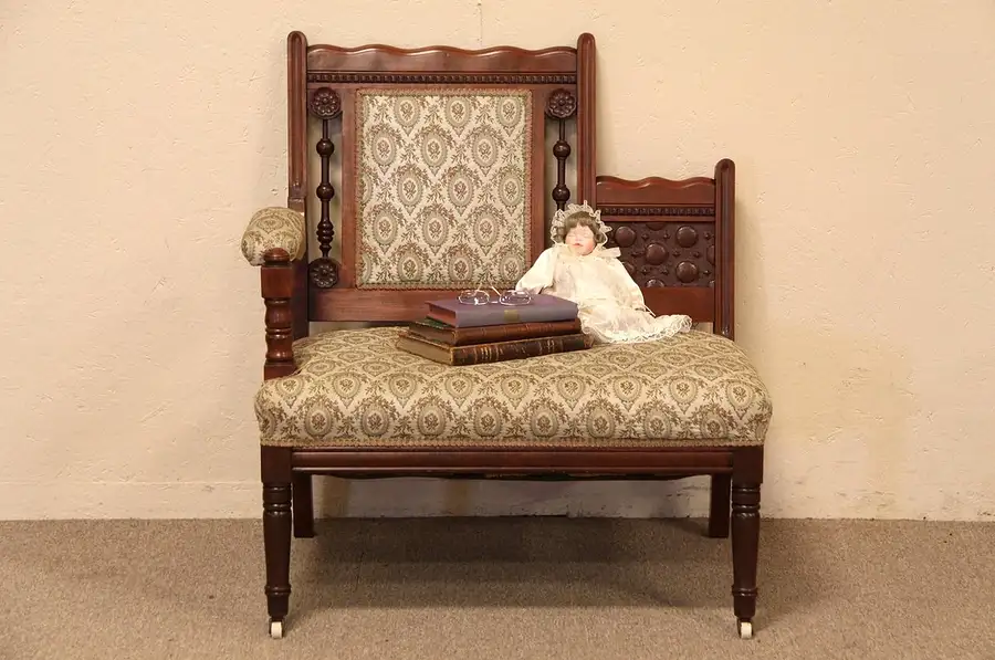 Main image of Victorian Bustle Bench or Photographer's Seat