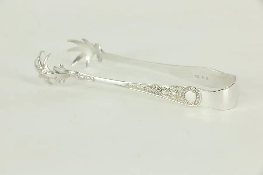Main image of Sugar Tongs, 1900's Antique Silverplate, Signed GB &S