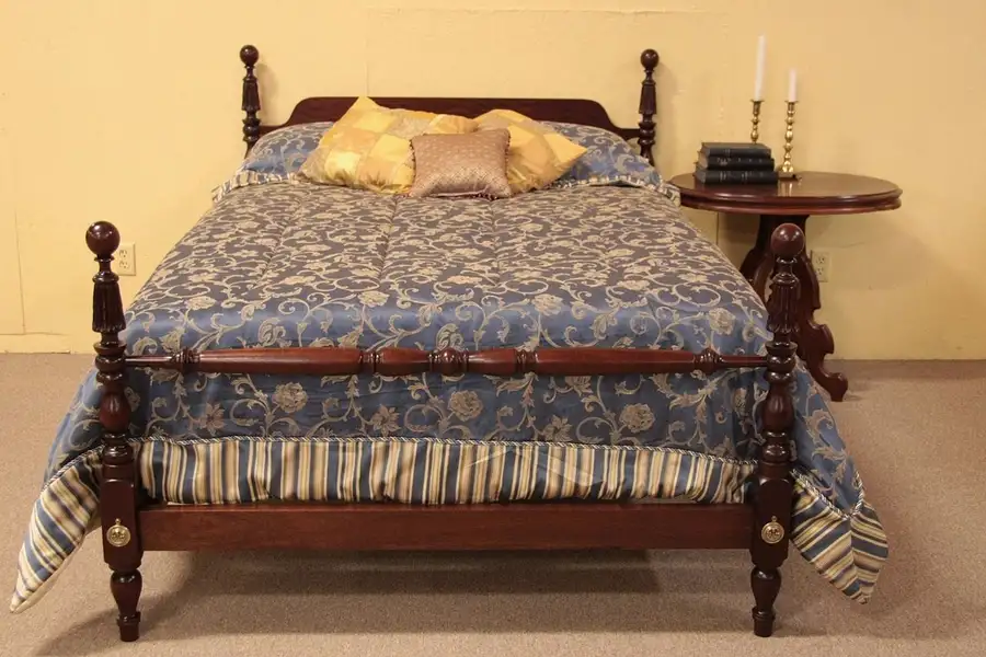 Main image of Cannonball Mahogany Full Double Poster Bed
