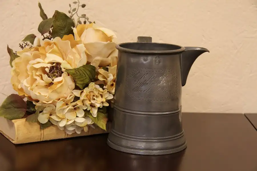 Main image of Victorian Pewter Quart Ale Pitcher