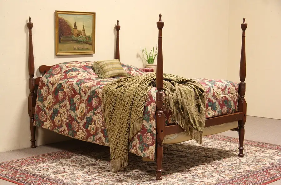 Main image of Cherry Full Size Vintage Poster Bed