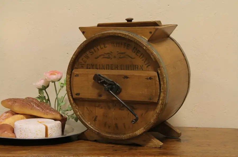 Main image of White Cedar Wood Butter Churn