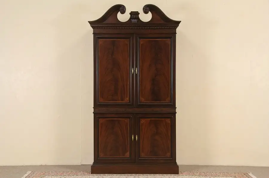 Main image of Drexel Heritage Vintage Georgian Style Armoire