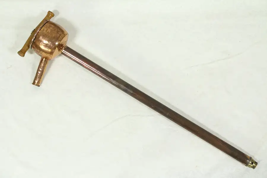 Main image of Copper & Brass Antique Brewery Beer Tester or Sampler Tasting Pump