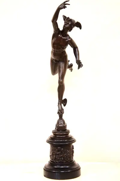 Main image of Mercury by Giambologna Bronze Statue