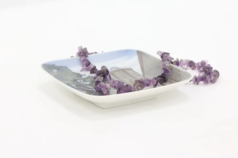 Main image of Royal Copenhagen Square Tray, Rundelstarn Tower