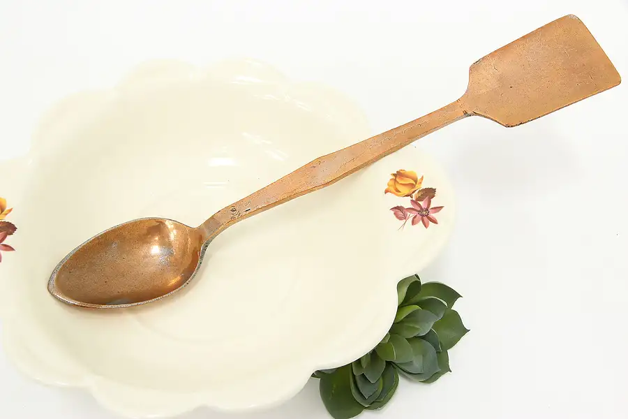 Main image of Farmhouse English Antique Copper Spoon Scraper Jones London