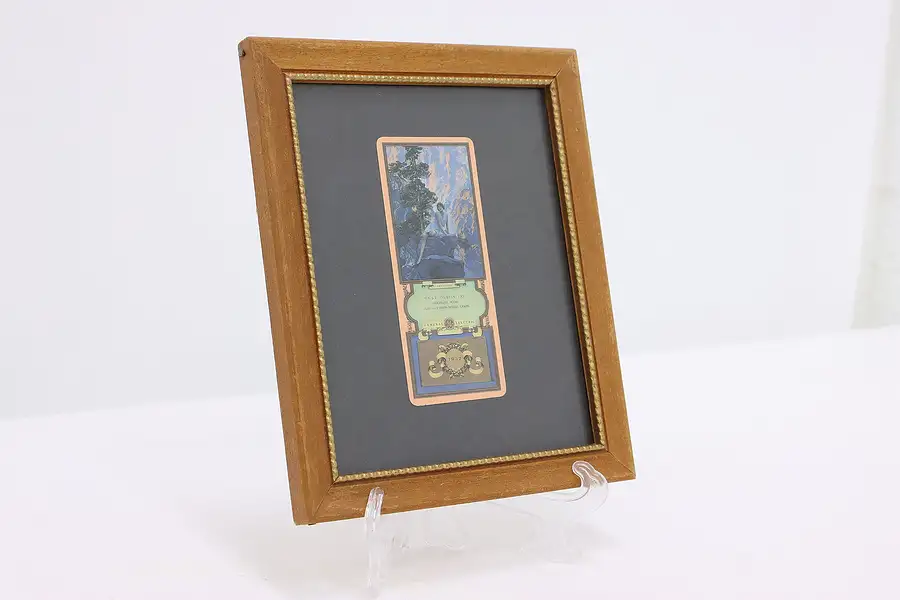 Main image of Art Deco "Solitude" Vintage Art Print, Maxfield Parrish 7"