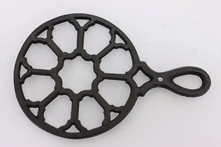 Main image of Farmhouse Antique Cast Iron Fireplace Trivet w/ Handle
