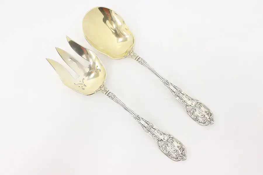 Main image of Mythologique Sterling Silver Antique 2 Pc Serving Set Gorham
