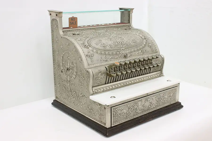 Main image of Victorian Antique Nickel Bronze Cash Register National