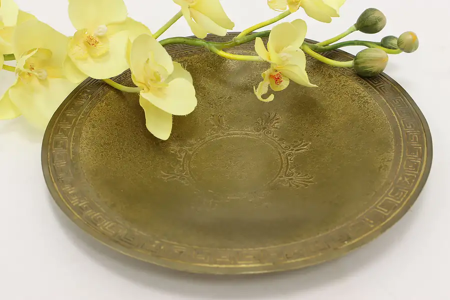 Main image of Classical Antique Engraved Bronze Card Tray, Gorham