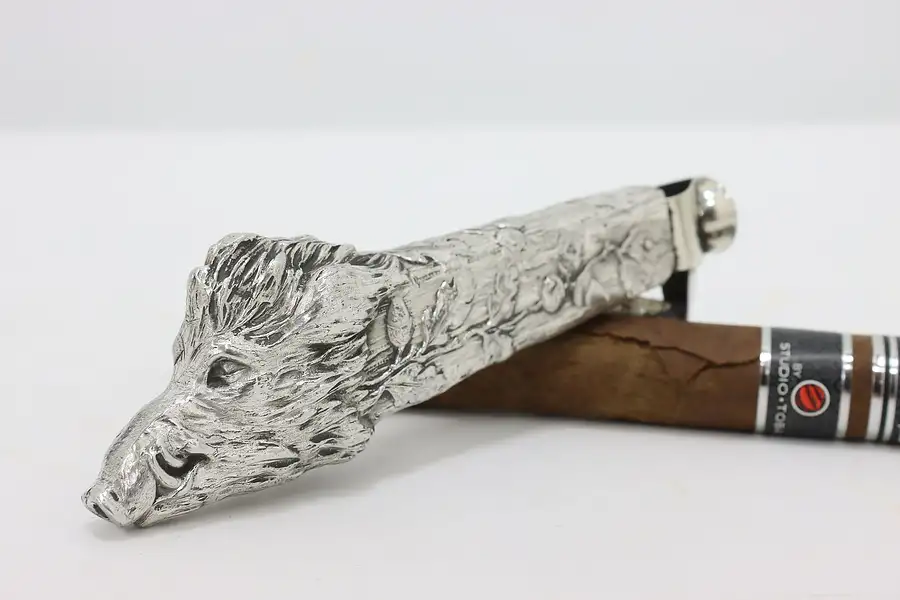 Main image of German Antique Farmhouse Wild Boar Cigar Cutter