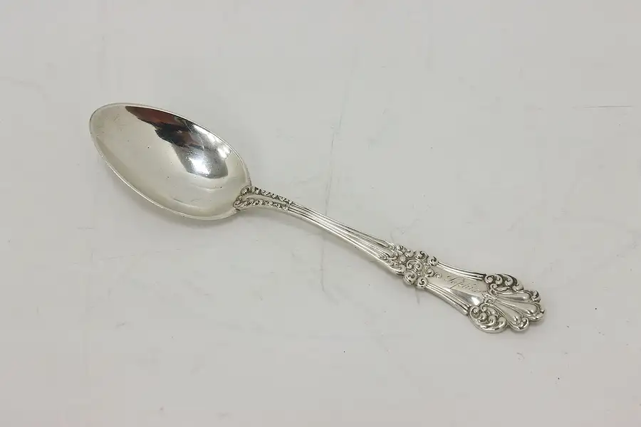 Main image of Engraved Sofia Antique Sterling Silver Spoon, Signed