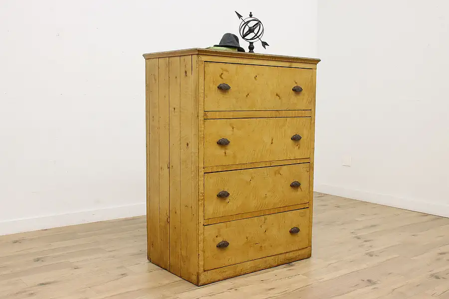 Main image of Victorian Farmhouse Antique Country Pine Dresser or Chest