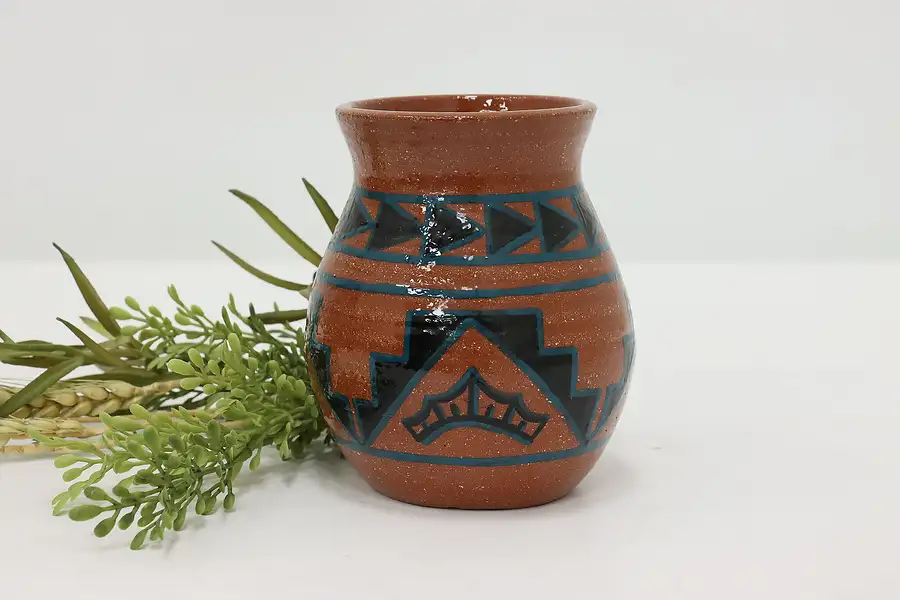 Main image of Native American Vintage Lower Sioux Pottery Vase, RD