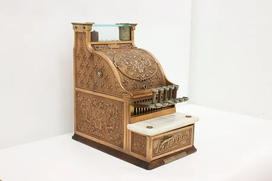 Main image of Bronze Antique General Candy Store Cash Register, National
