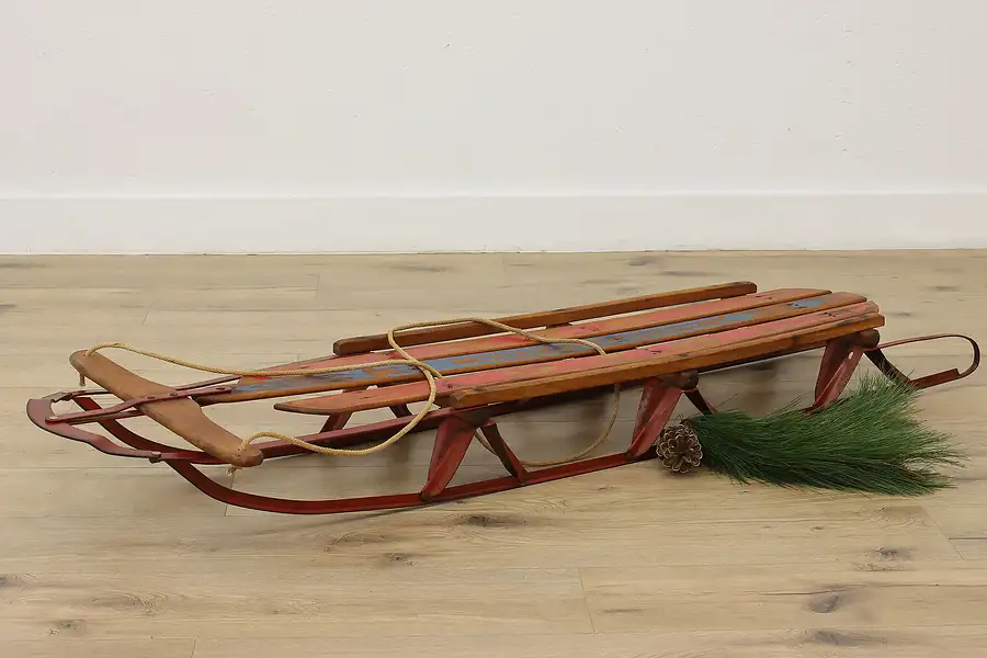 Main image of Farmhouse Vintage Birch & Elm Royal Racer Snow Sled