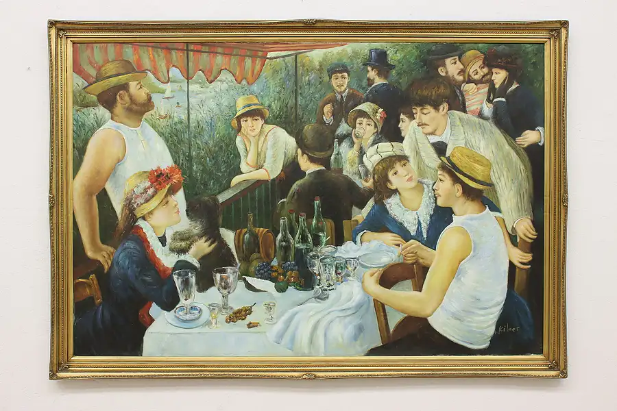 Luncheon of the Boating Party Painting after Renoir 78" #53327