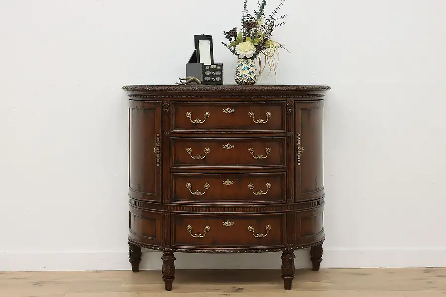Main image of French Provincial Vintage Mahogany Dresser or Chest, Carson