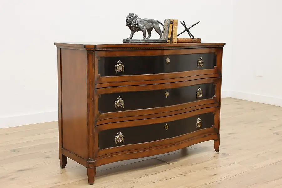 Main image of Country French Cherry Dresser or Hall Console, Henredon