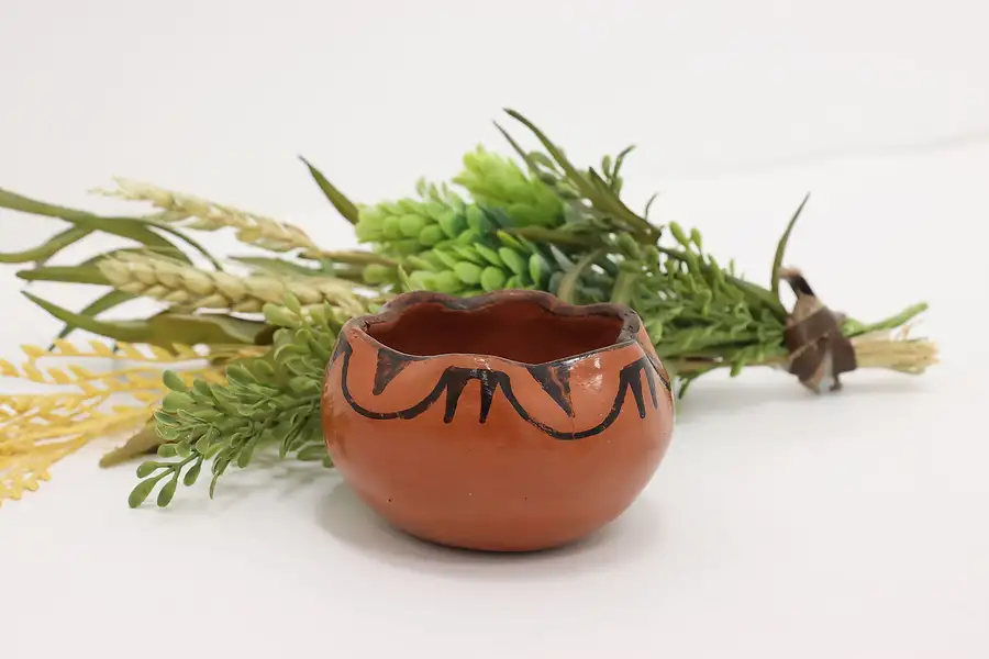 Main image of Native American Vintage Hand Painted Pottery Bowl, Johnson