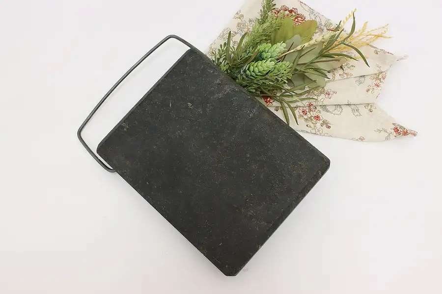 Main image of Farmhouse Antique Soapstone Bed or Carriage Seat Warmer