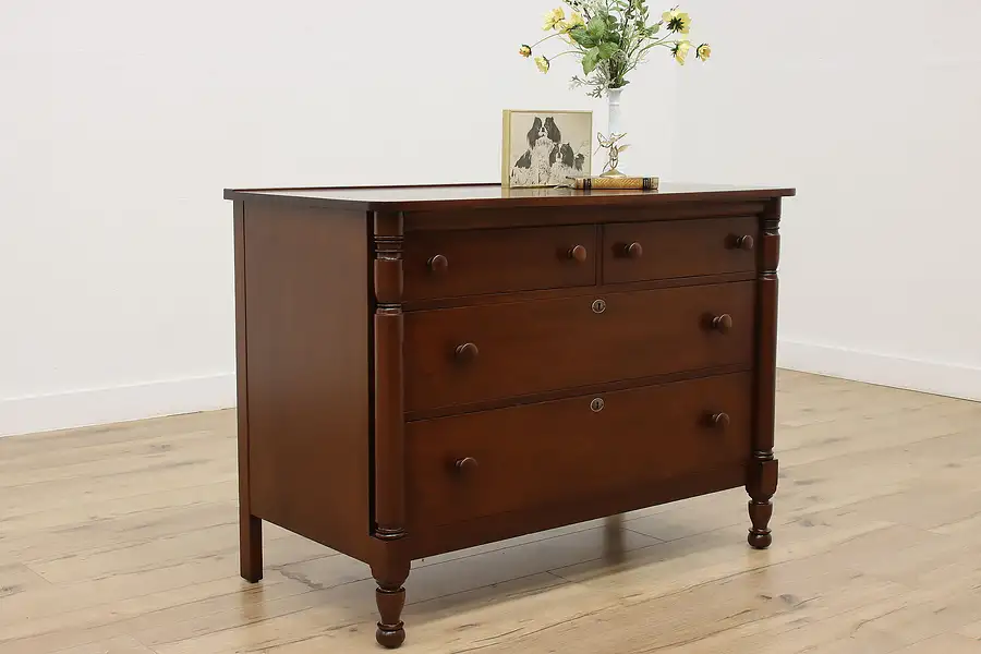 Main image of Mahogany Antique Dresser or Chest, Berkey & Gay