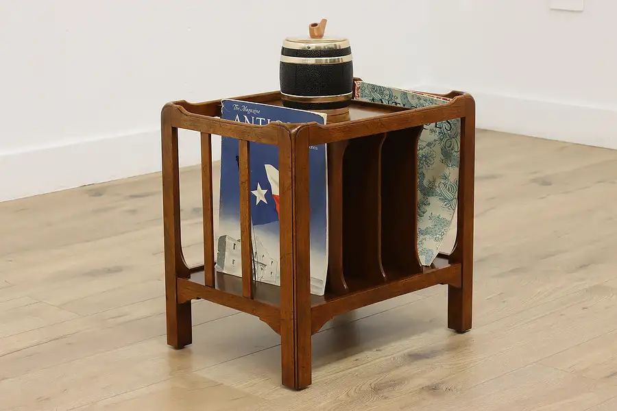 Main image of Traditional Vintage Canterbury Magazine Rack or Music Caddy
