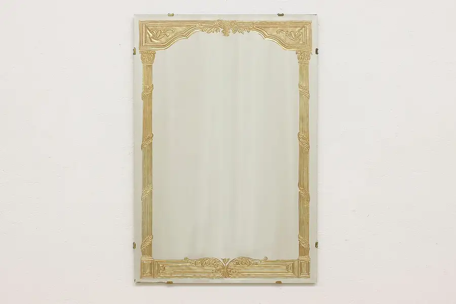 Main image of Hollywood Regency Vintage Reverse Cut & Gold Film Mirror