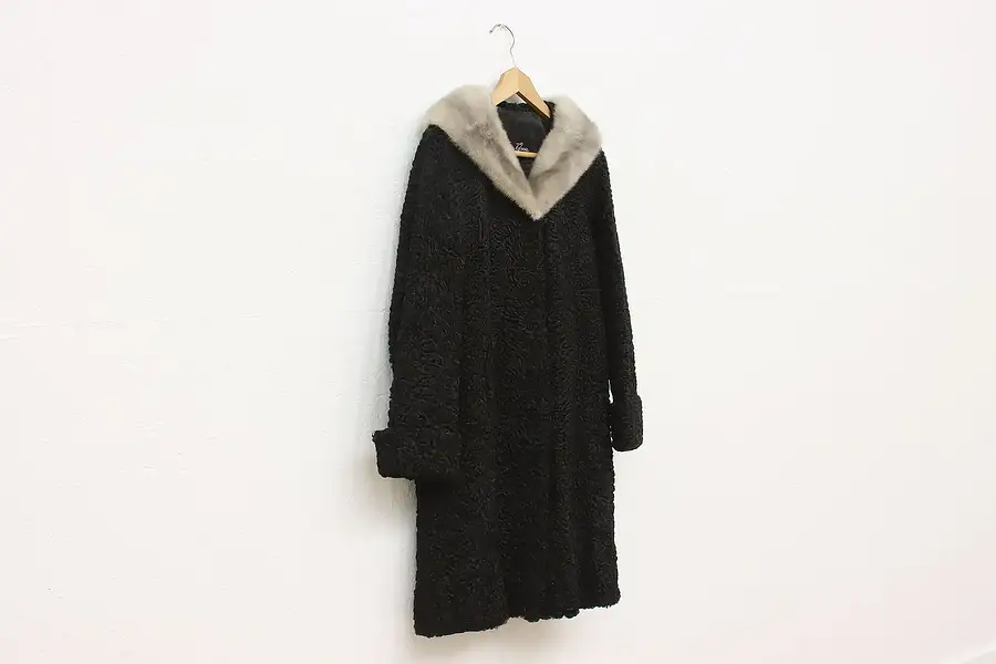 Main image of Persian Lamb Vintage Woman's Fur Coat, Kruse Gross