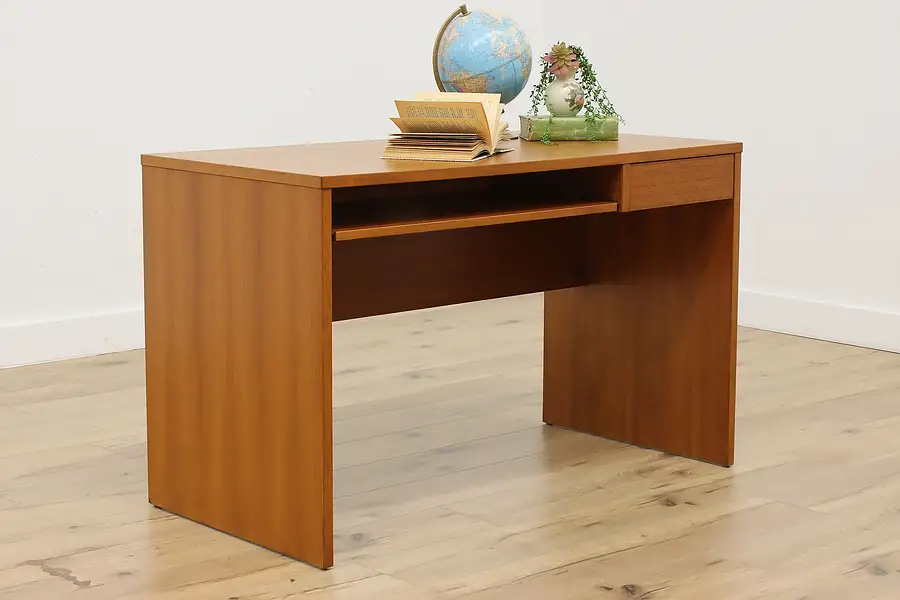 Main image of Midcentury Modern Vintage Danish Teak Office Library Desk