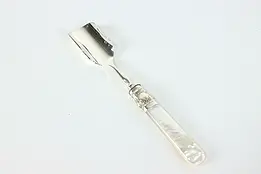 Traditional Silverplate Antique Pearl Handle Cheese or Marrow Scooper #39823