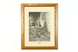 "The Royal & Ancient" Club Antique Golf Etching after Sadler 25.5" #39833