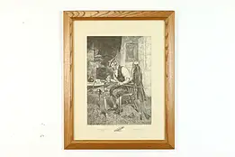 "The Royal & Ancient" Club Antique Golf Etching after Sadler 25.5" #39833