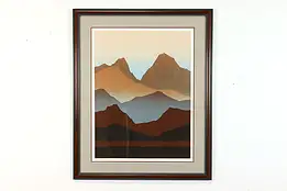 Hazy Morn Original Vintage Lithograph, Todd Rowland 37" #39302