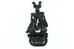 Farmhouse Antique Cast Iron Hunting & Game Match Holder #39604