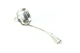 Victorian Antique Sterling Silver Sauce, Gravy Ladle with Spout, SSMC #40020