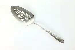 Silverplate Embossed Antique Cake or Pie Server, National #40027