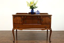 Traditional Antique Walnut Buffet, Sideboard or Server #38614