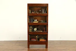Lawyer 4 Stack Vintage Bookcase, Lycoming for NASA #32215